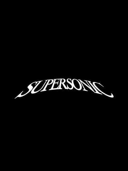 Schriftstil-Muster - Supersonic