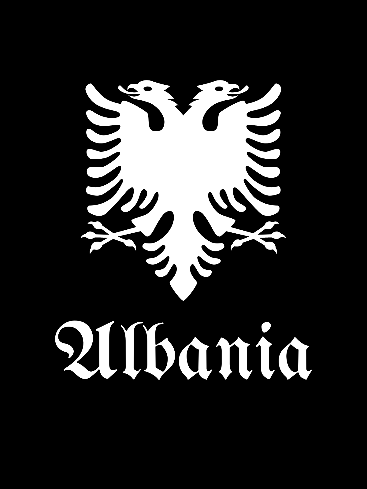 Sticker-Motiv - Albania/Adler